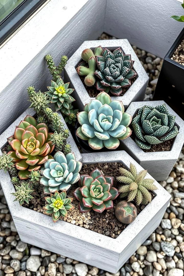 Succulent Serenity Container Garden - 21 Container Garden Ideas