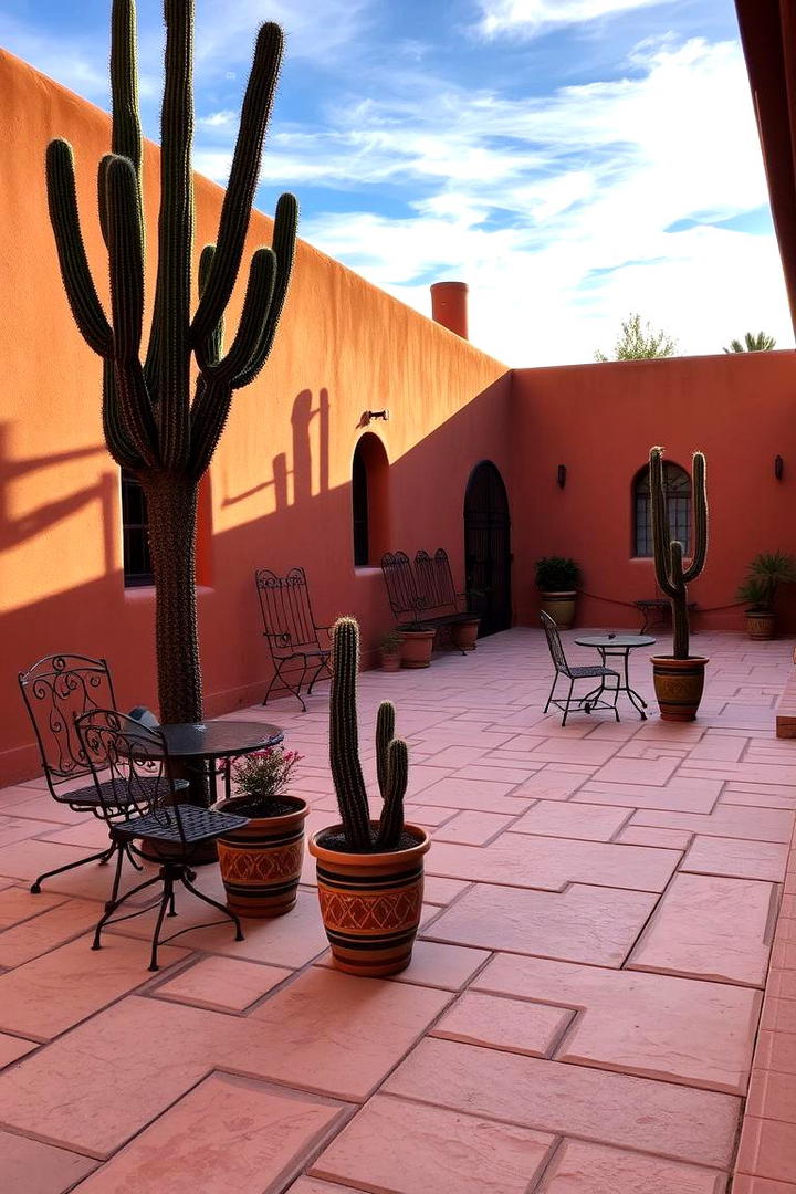 Sun Soaked Courtyard Ambiance - 30 Southwest Interior Design Ideas