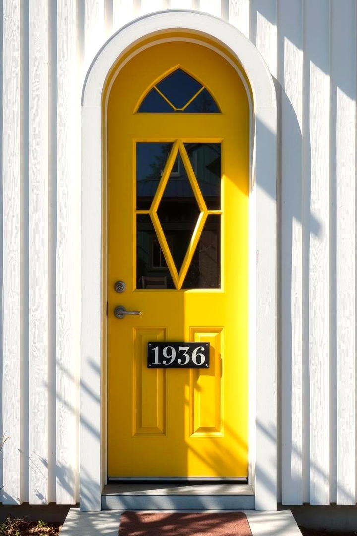 Sunny Lemon - 30 Mid Century Front Door Colors