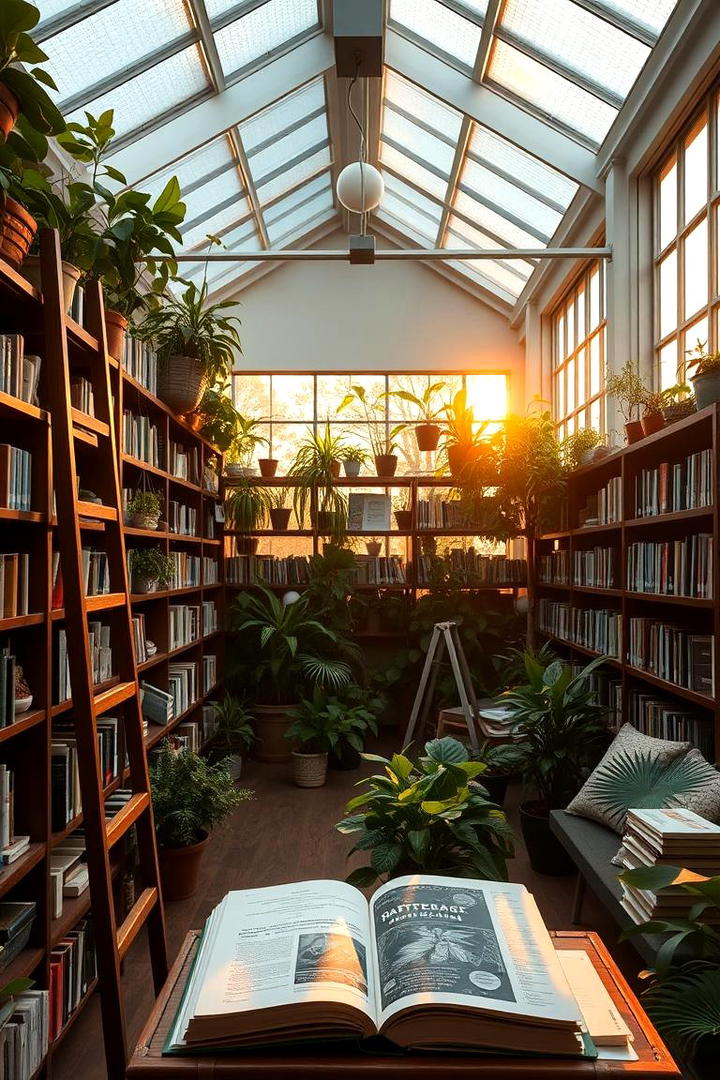 Sunny Plant Library - 30 Garden Room Ideas