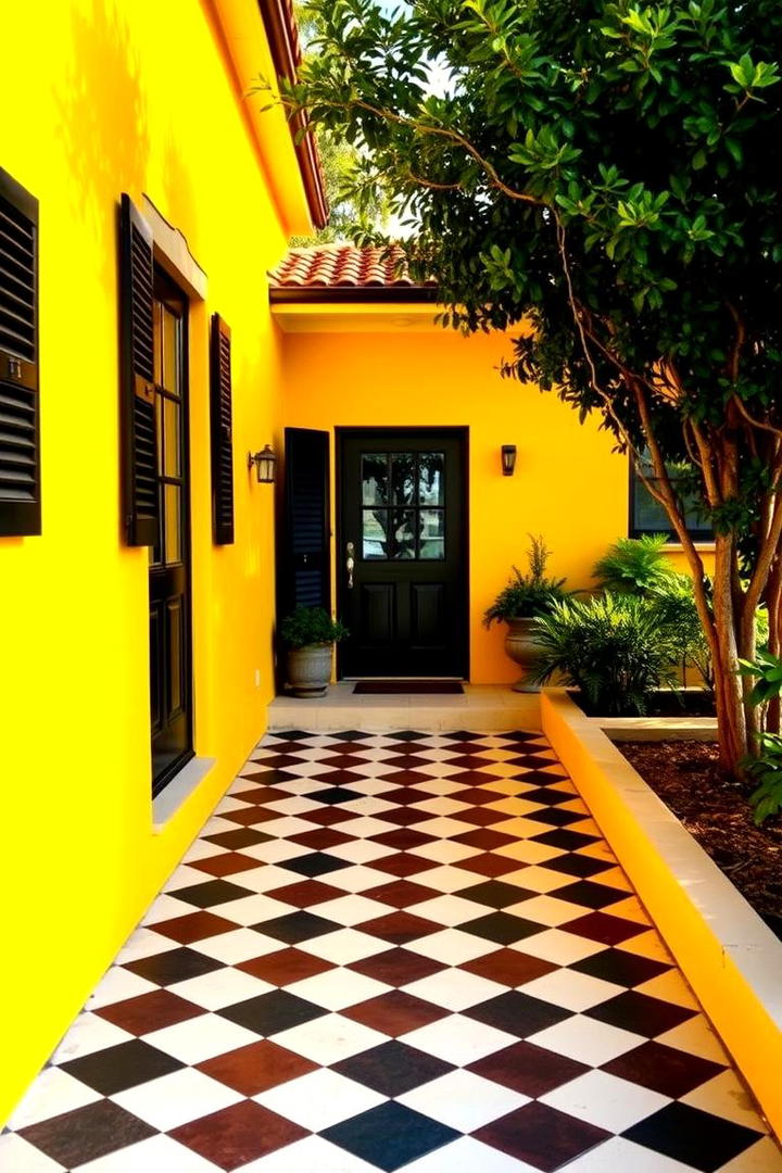 Sunny Yellow Cheer - 30 Stucco Colors for Home Exteriors