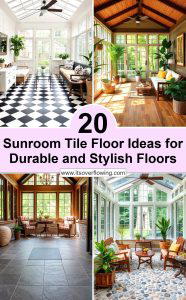 20 Sunroom Tile Floor Ideas for Durable and Stylish Floors