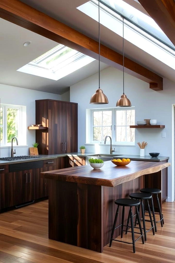 Sustainable Beauty - 30 Dark Wood Kitchen Cabinets