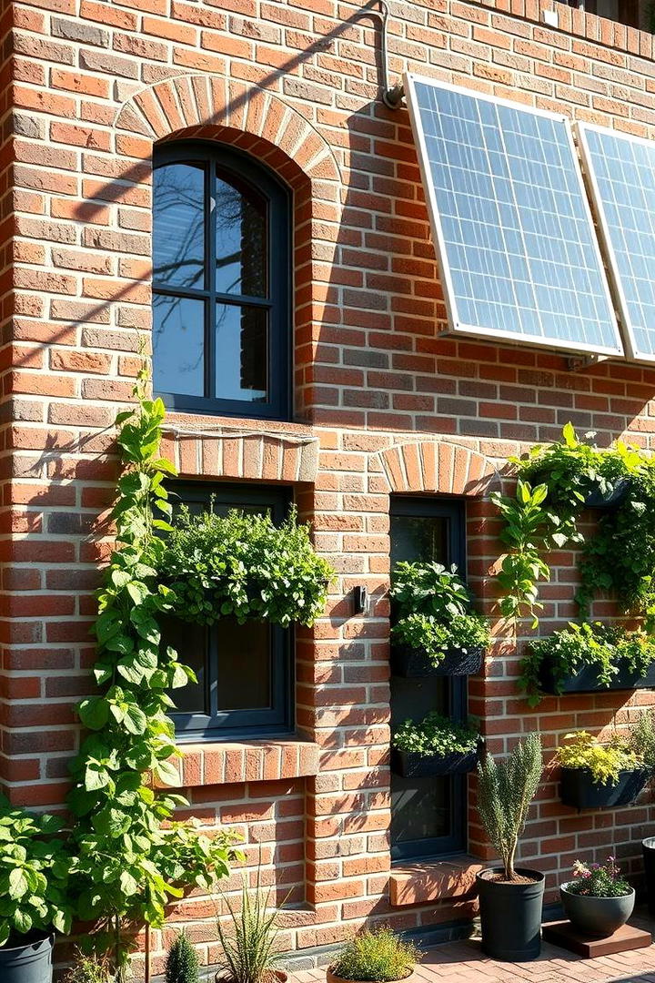 Sustainable Brick Renovation - 30 Brown Brick Exterior Home Ideas