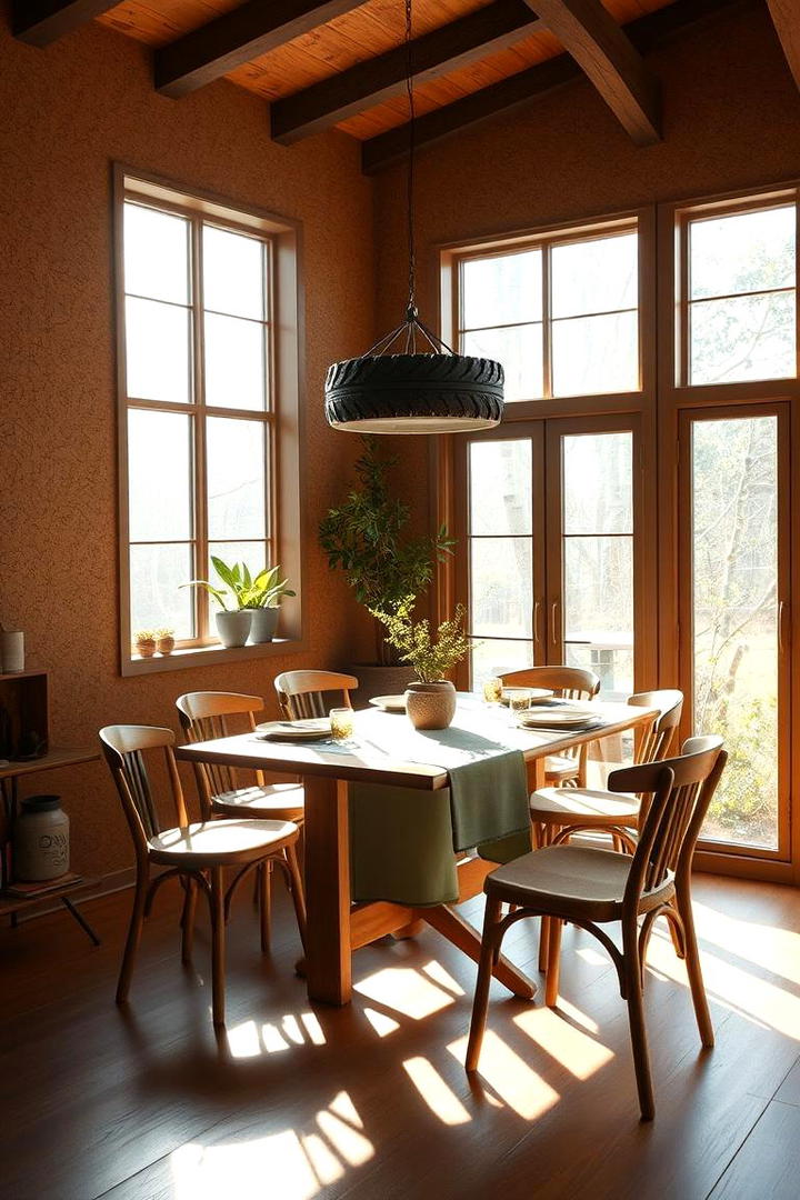 Sustainable Eco Friendly Dining - 30 Dining Room Ideas