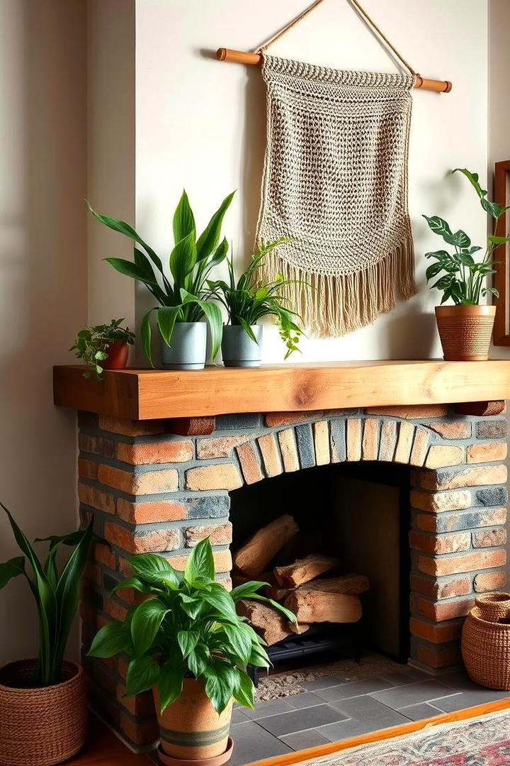 Sustainable Eco Style - 21 Fireplace Decor Ideas