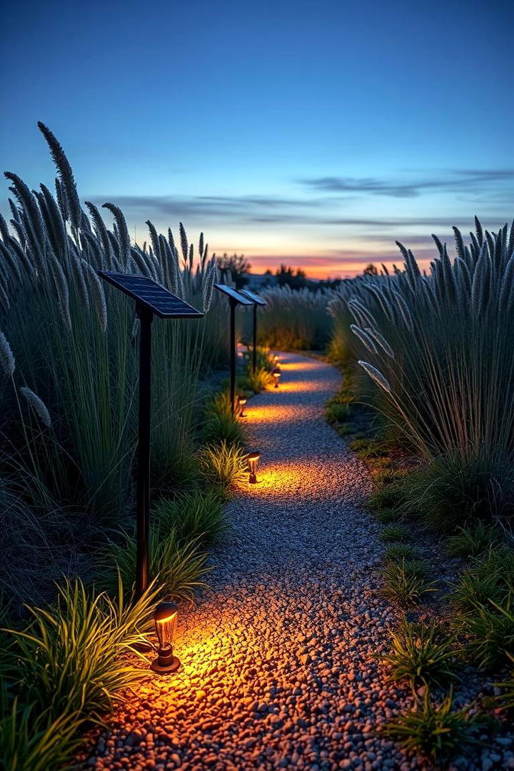 Sustainable Garden Lighting - 30 Front Yard Landscaping Ideas