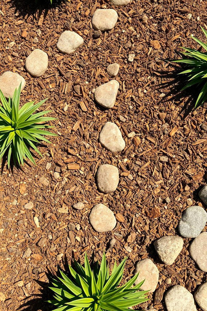 Sustainable Mulch Layout - 21 Front Yard Landscaping Ideas With Rocks and Mulch