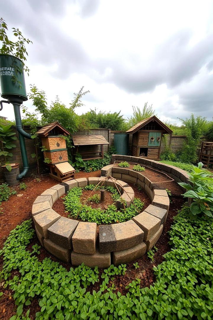 Sustainable Spiral Design - 30 Spiral Garden Design Ideas