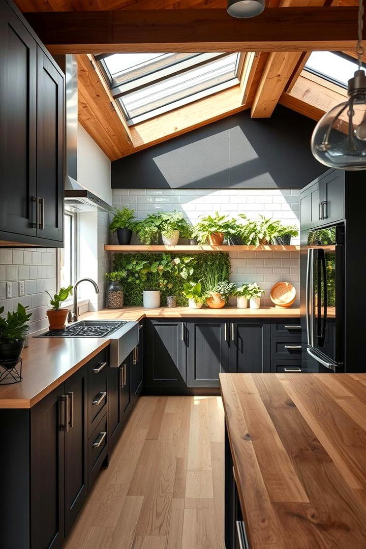 Sustainable Style Statement - 21 Kitchens With Black Cabinets