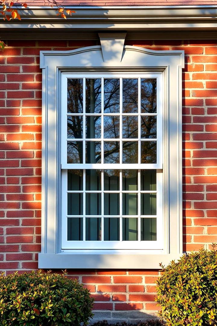 Symmetrical Panel Trim - 30 Exterior Window Trim Ideas