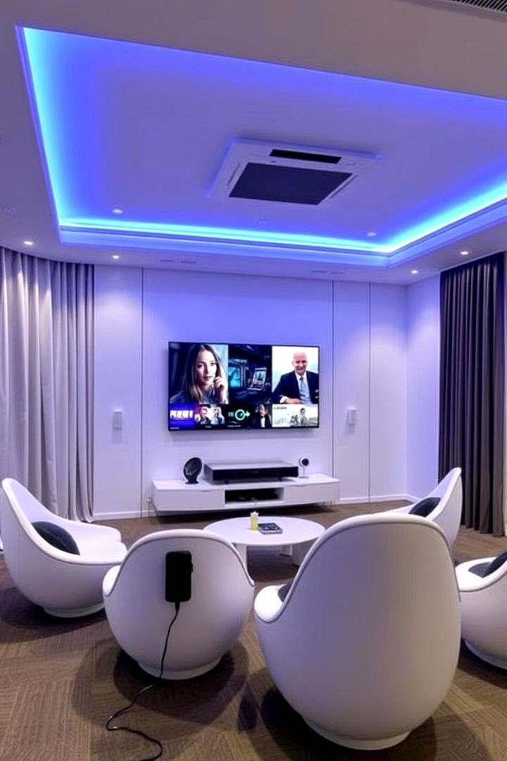 Tech Savvy Smart Tv Room - 21 Tv Room Ideas