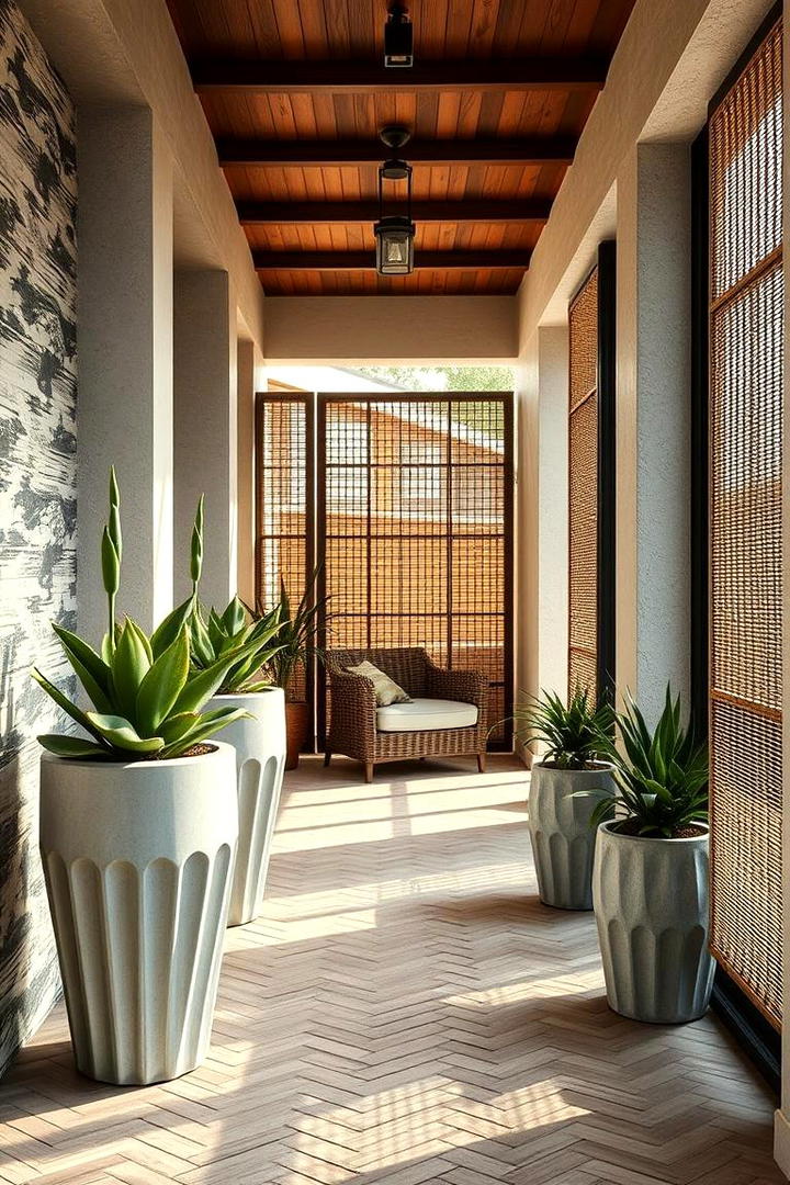 Textured and Layered Design - 21 Modern Front Porch Ideas