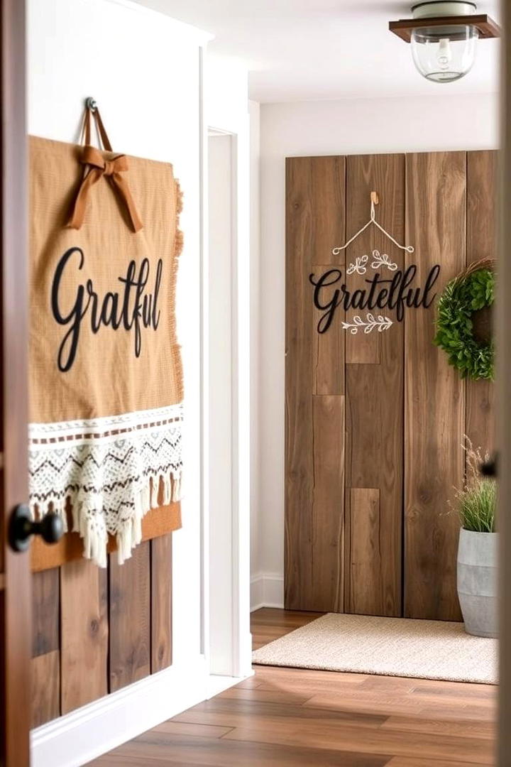 Thanksgiving Wall Hangings - 21 Thanksgiving Decoration Ideas