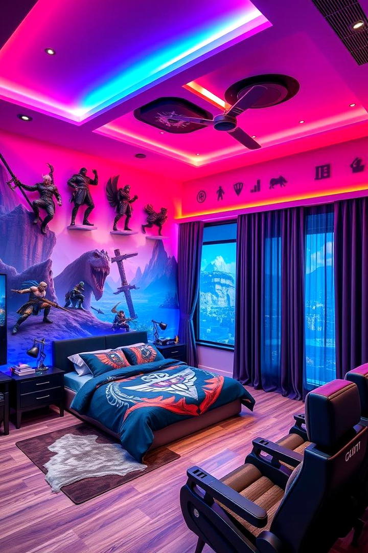 Themed Decor Elements - 21 Gaming Bedroom Ideas