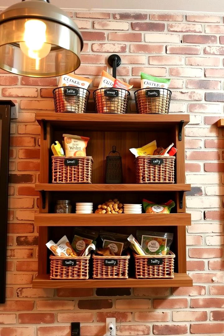 Tiered Shelf Displays - 30 Snack Storage Ideas