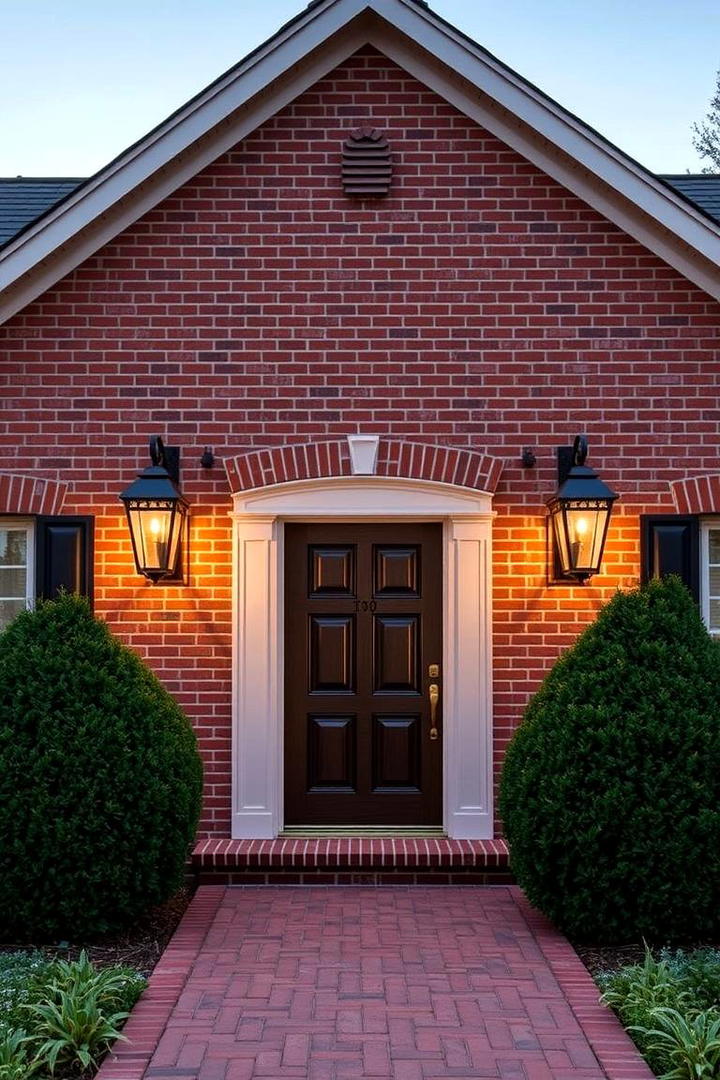 Timeless Brick Entryway - 21 Curb Appeal Inspiration for Ranch Homes