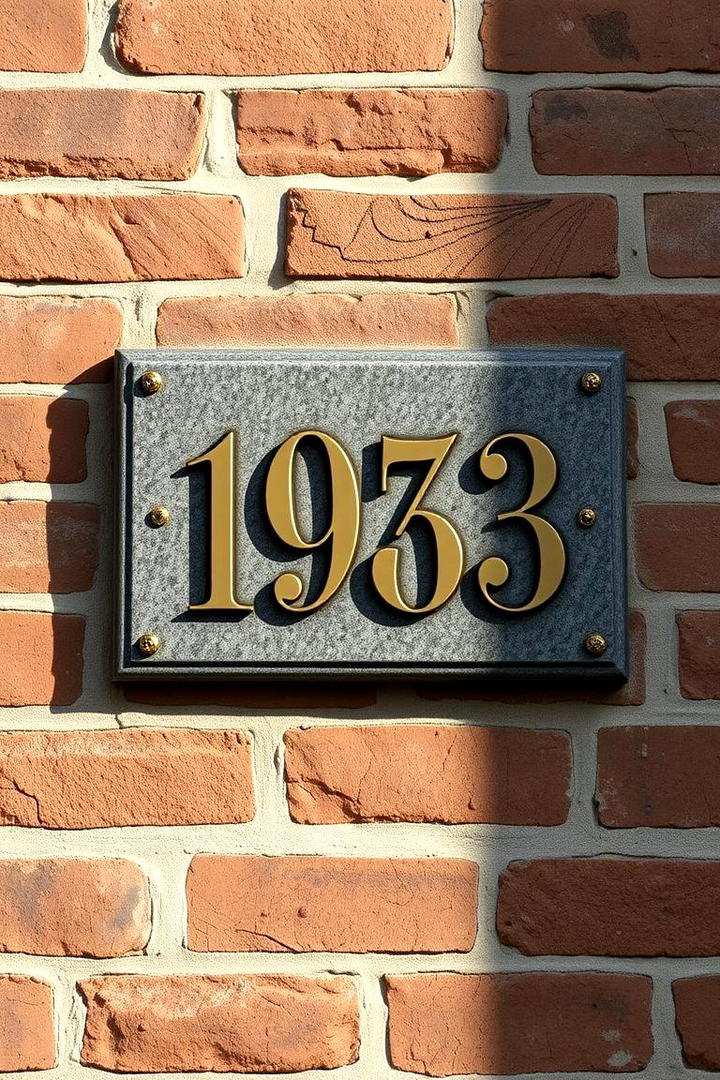 Timeless Classic House Numbers - 21 House Number Ideas