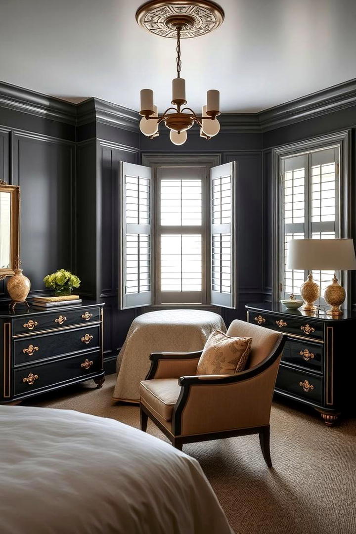 Timeless Design with a Modern Edge - 30 Dark Grey Bedroom Ideas