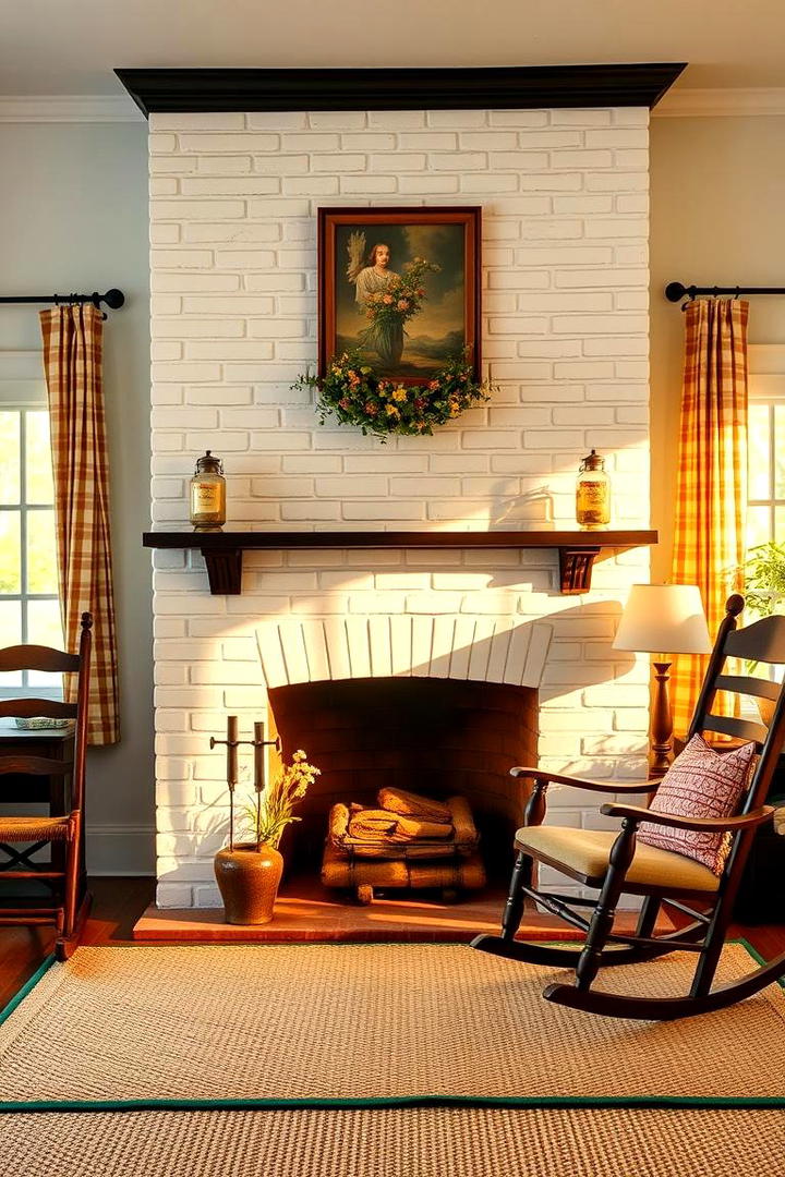 Timeless Farmhouse Charm - 30 Farmhouse Fireplace Ideas