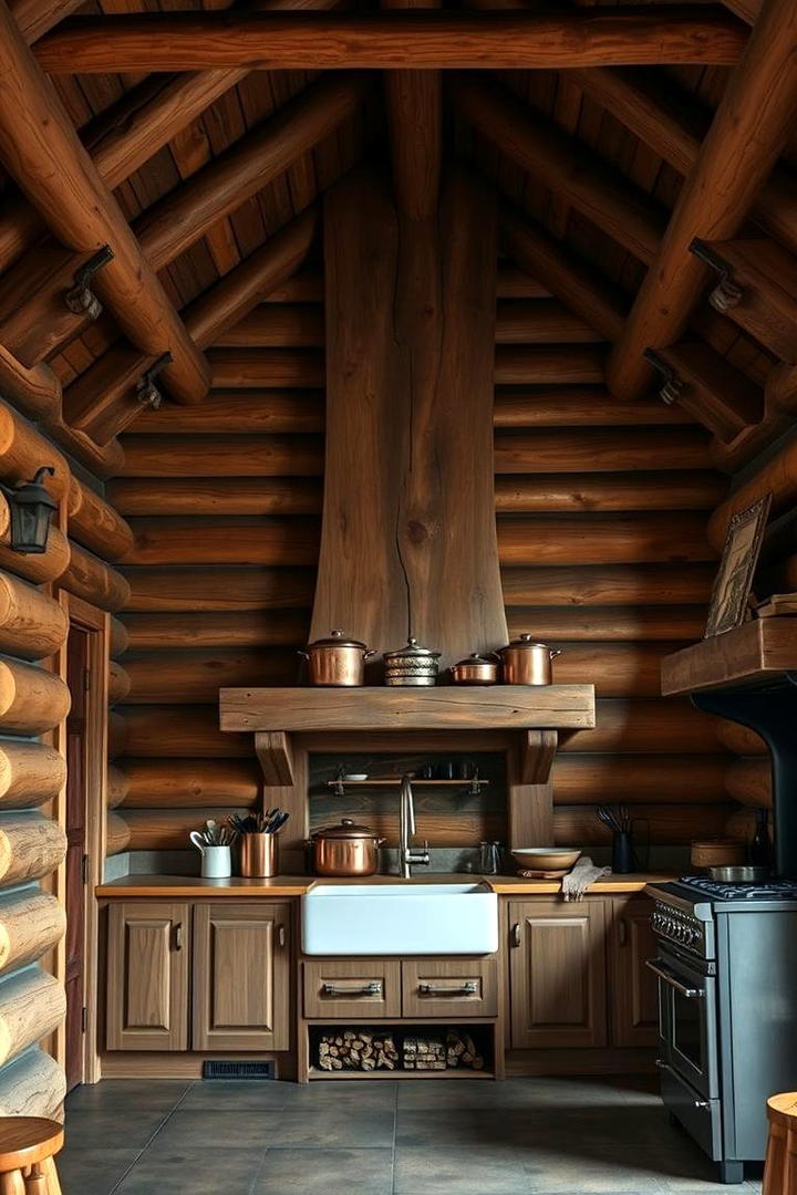 Timeless Log Cabin Ambiance - 30 Cabin Kitchen Ideas