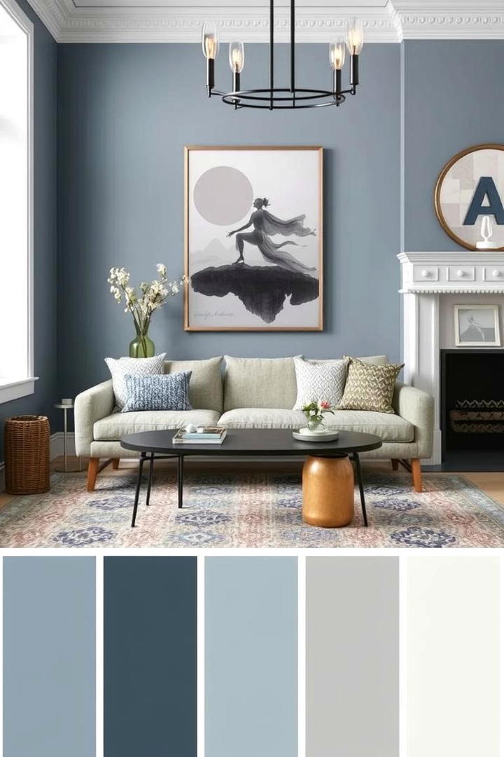 Timeless Neutral Versatile Blue gray Hues - 21 Blue-gray Paint Colors