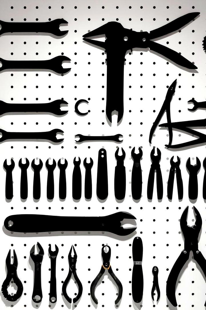 Tool Shadow Boards for Visual Organization - 21 Garage Storage Ideas