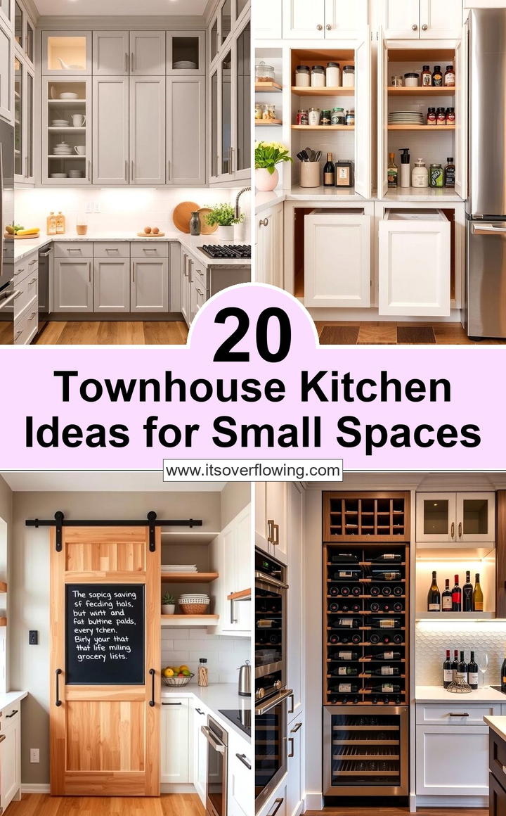 20 Townhouse Kitchen Ideas for Small Spaces