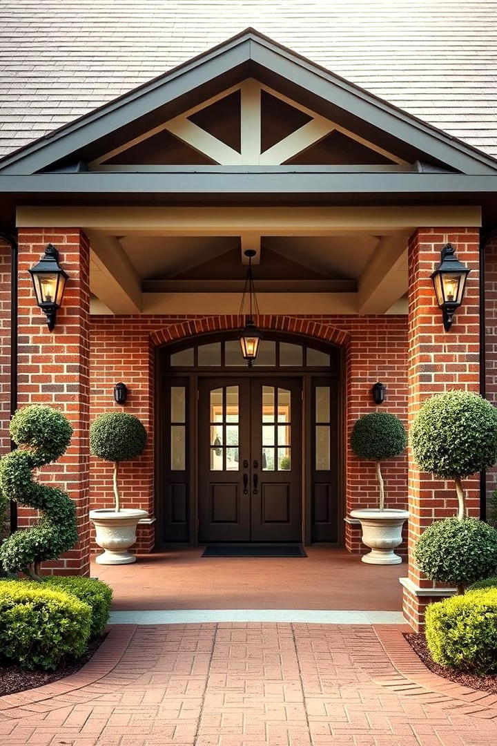 Traditional Carriage House Style - 30 driveway entrance ideas