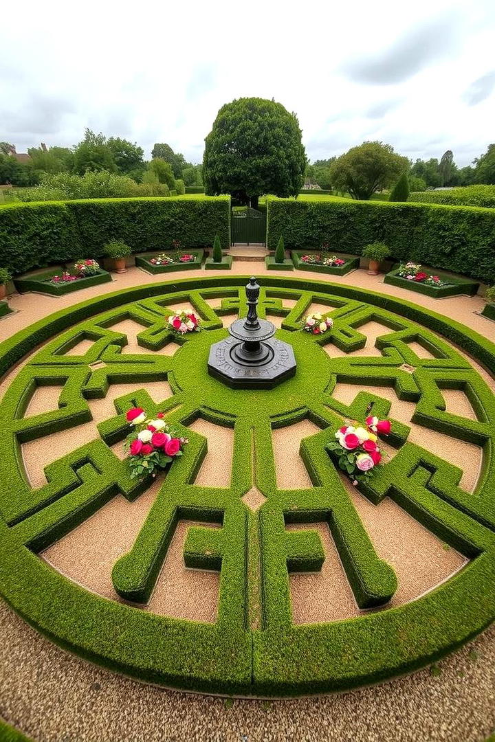 Traditional English Parterre - 30 Parterre Garden Ideas