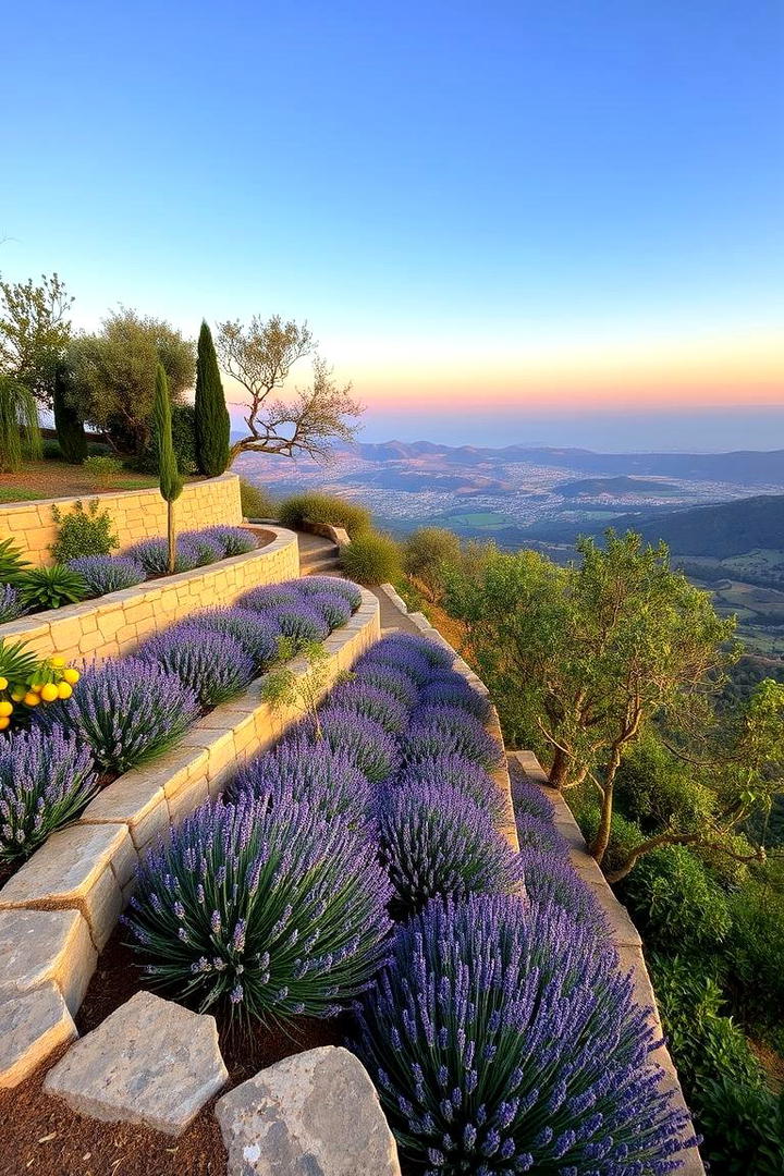 Traditional Italian Terraced Garden - 30 Italian Garden Design Ideas