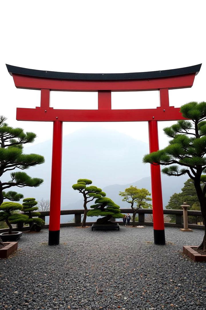 Traditional Japanese Torii Arch - 30 Garden Arch Ideas