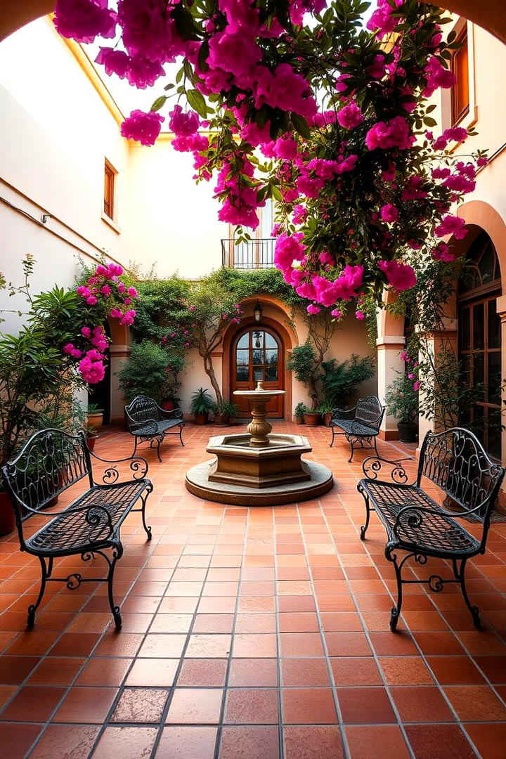 Traditional Spanish Courtyard - 21 spanish interior design ideas