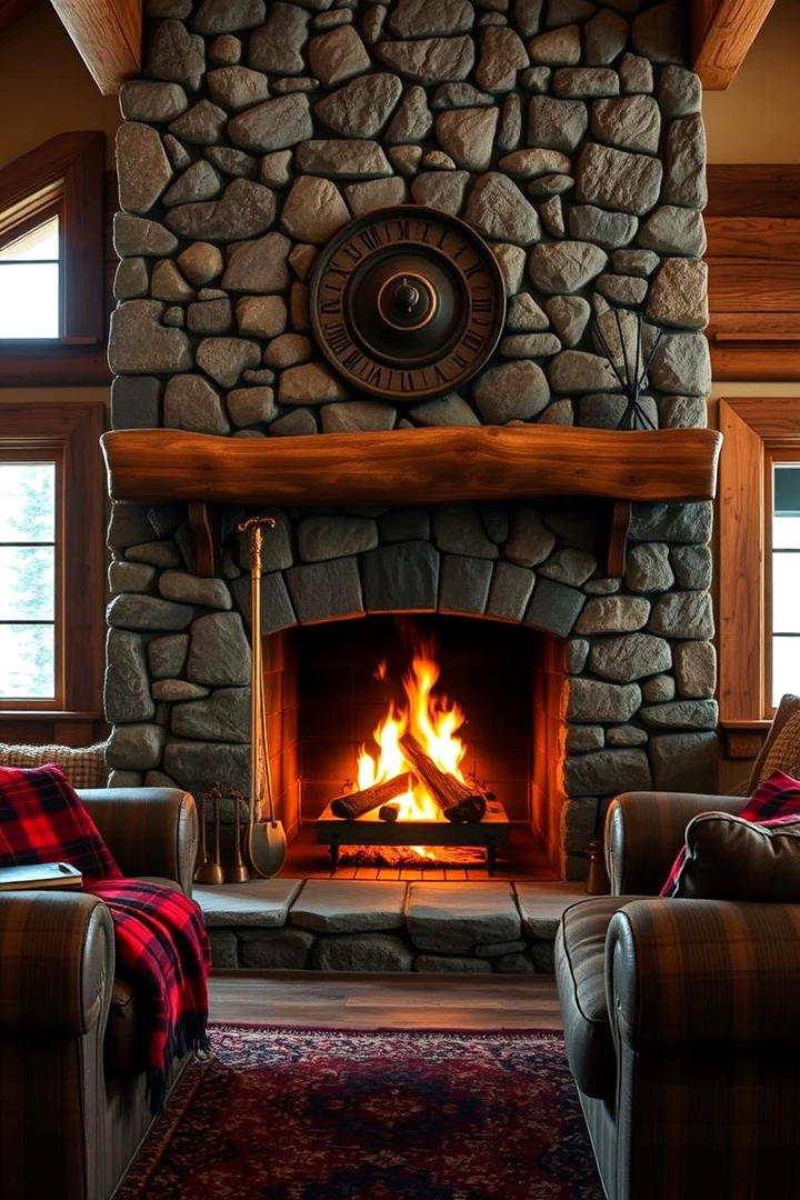 Traditional Stone Hearths - 21 Fireplace Ideas