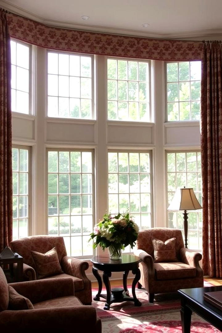 Traditional Window Treatments - 30 Traditional Living Room Ideas