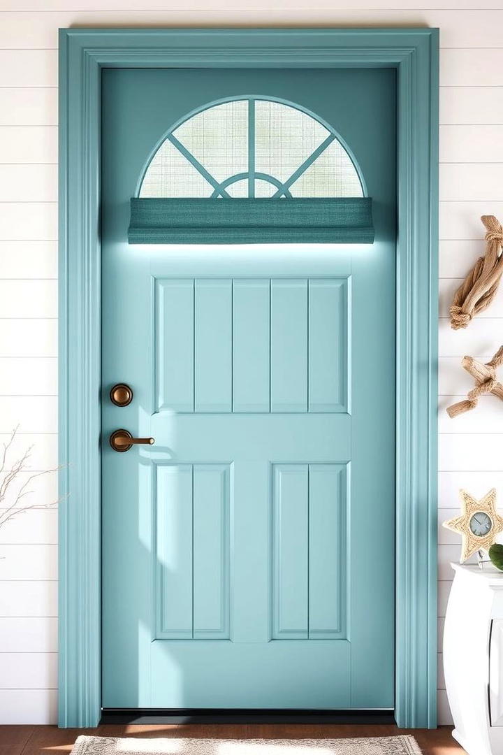 Tranquil Teal Charm - 21 Front Door Color Ideas