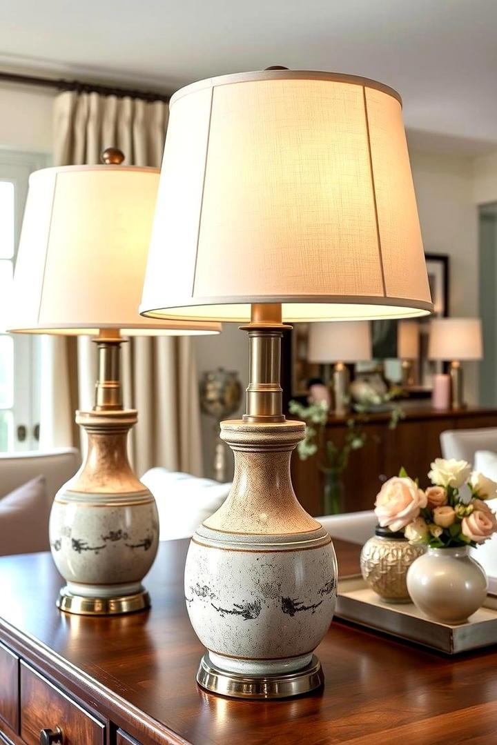 Transitional Table Lamps - 21 Dining Room Lighting Ideas