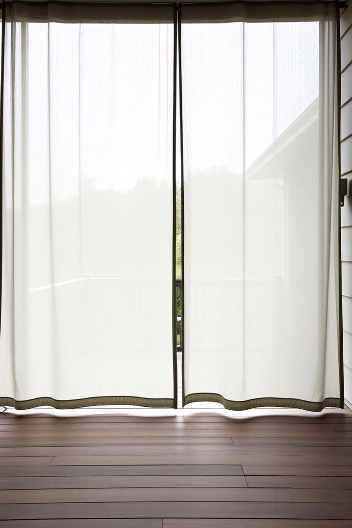 Translucent Privacy Screens - 30 Patio Curtain Ideas