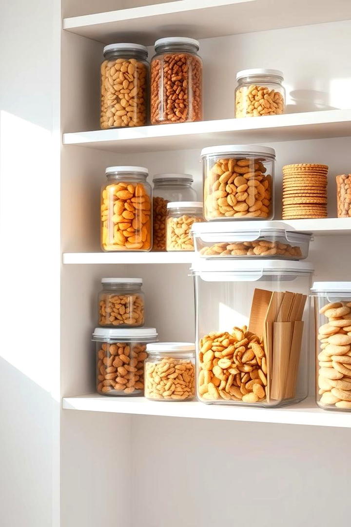 Transparent Container Solutions - 30 Snack Storage Ideas