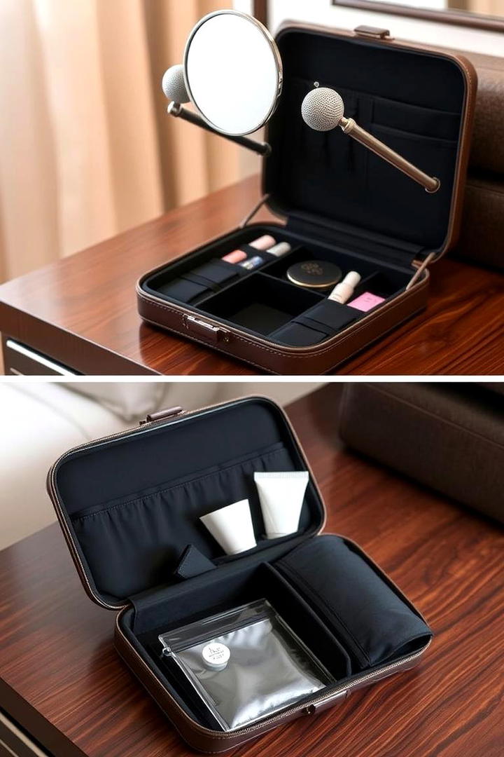 Travel Friendly Portable Vanity - 30 Makeup Vanity Ideas