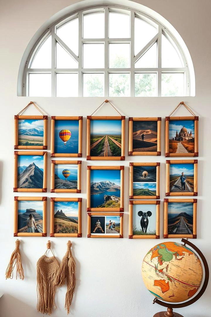 Travel Photo Montage - 21 Photo Wall Ideas