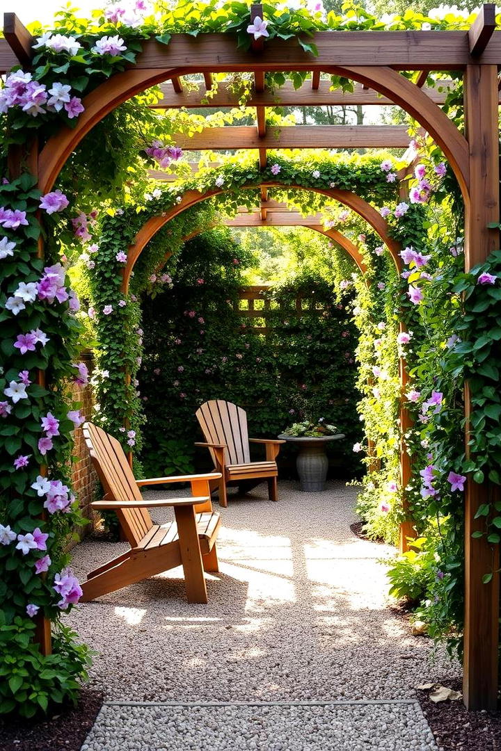 Trellis with Climbing Vines for Green Privacy - 21 Patio Privacy Ideas