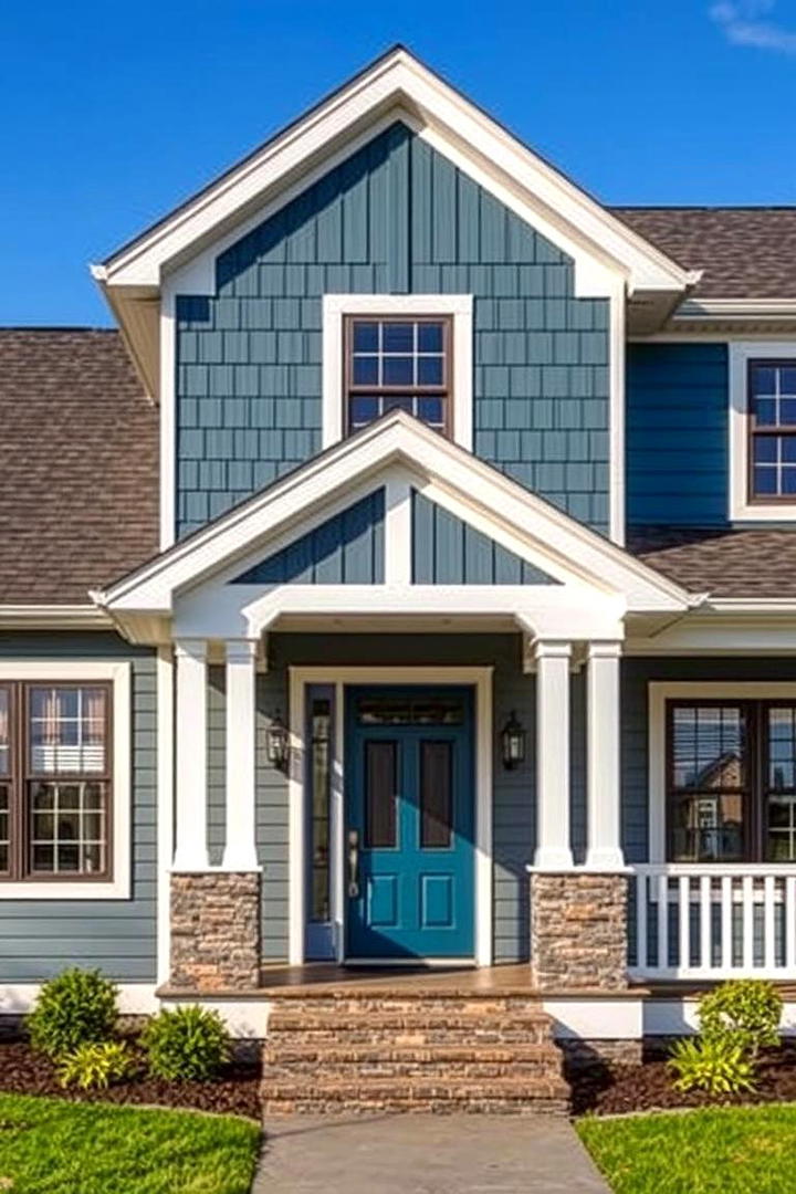 Trendy Metallic Accents - 21 Exterior House Colors  Inspiration