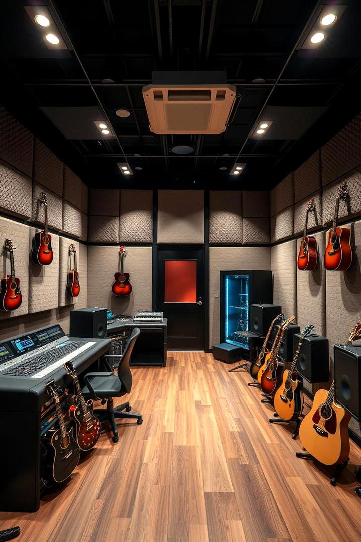 Trendy Music Studio - 30 Teen Hangout Room Ideas