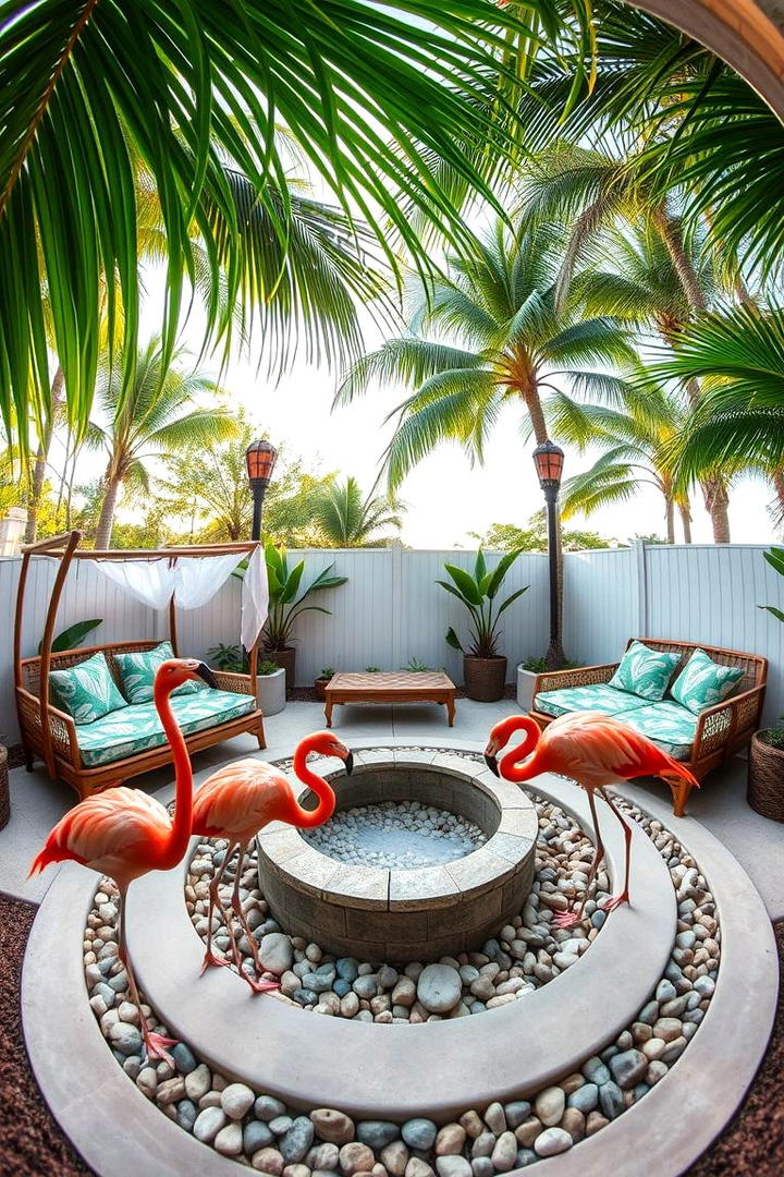 Tropical Backyard Escape - 21 Outdoor Living Room Ideas