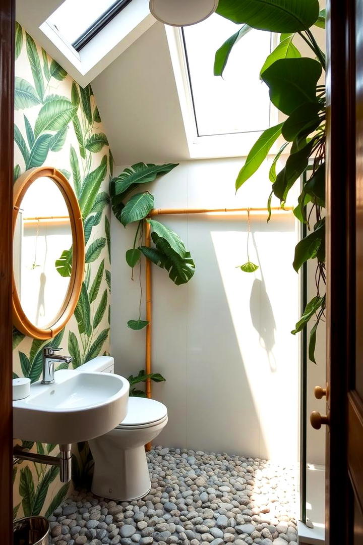 Tropical Escape Powder Room - 21 Powder Room Ideas