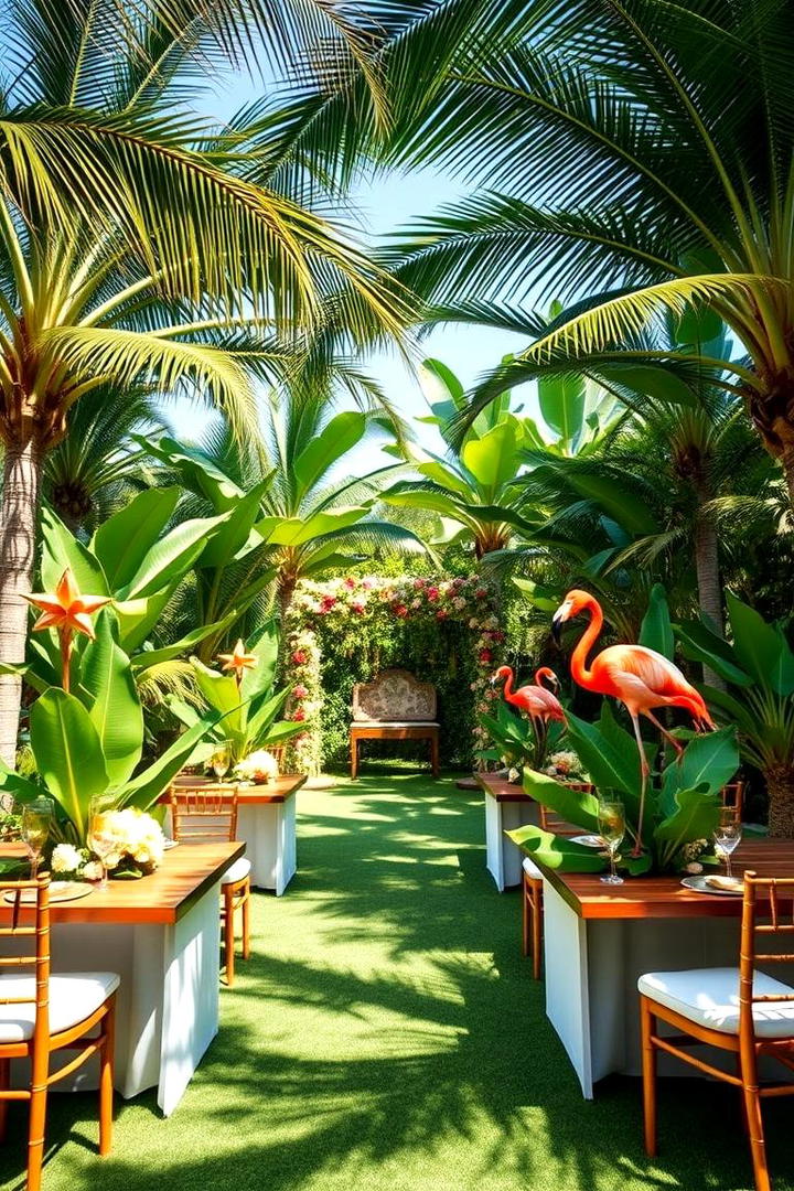 Tropical Garden Oasis Wedding - 30 Garden Wedding Ideas