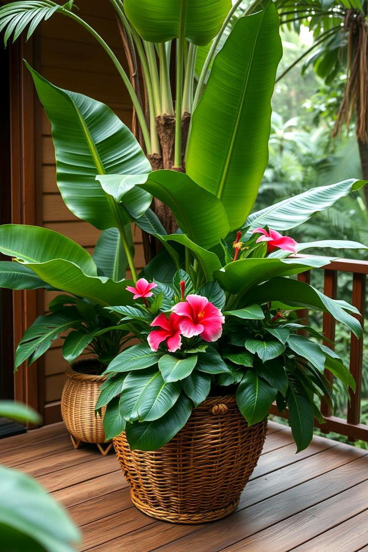 Tropical Paradise Container Garden - 21 Container Garden Ideas