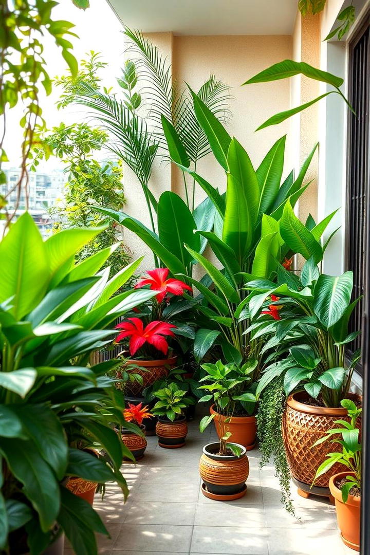 Tropical Paradise - 21 Balcony Garden Ideas