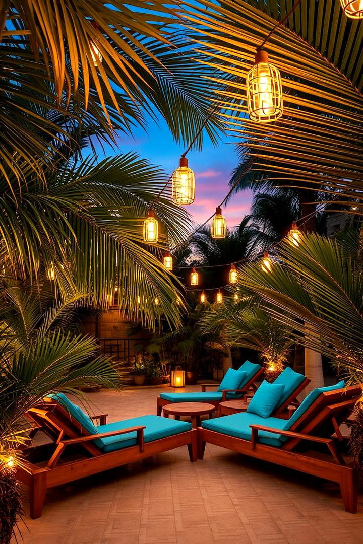 Tropical Vibes for Patios - 21 Patio String Light Ideas